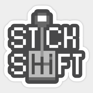 Stick Shift v2 Sticker